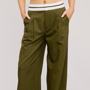 Olive Green Women's Trousers